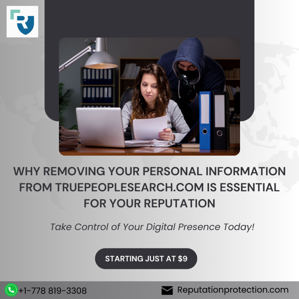 Remove Personal Information From Truepeoplesearch.com Or Internet